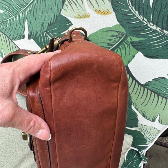 Coach MEDIUM 11127 Vintage Whiskey 65th Anniversary Legacy Leigh Leather Satchel - Picture 9 of 15